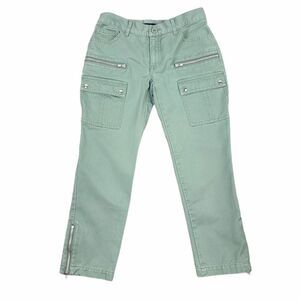𝅺MARC Jacobs Cropped Green Cargo Pants Size 2